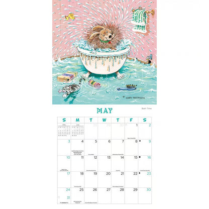 Gary Patterson's Dogs Magnetic Mount Wall Calendar 2026 with Pen