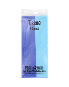 321 Party! Gift Tissue Paper, Blue, 8 ct ( 12Pack )