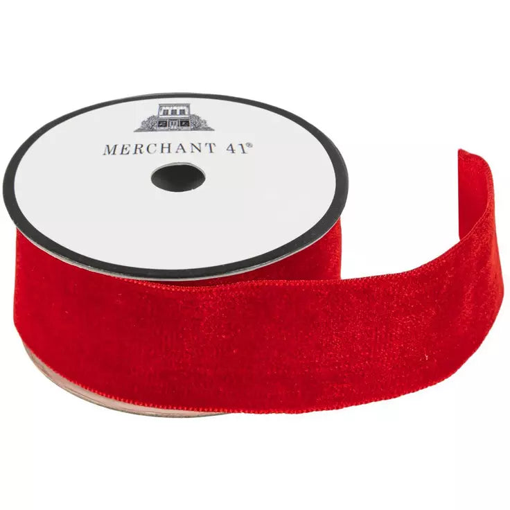 Velvet Ribbon Trim - 1 1/2" ( 2Rolls )