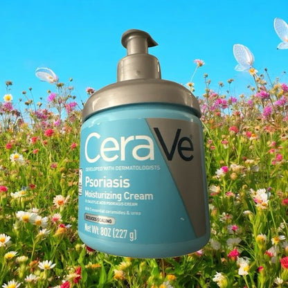CeraVe Psoriasis Moisturizing Cream Salicylic Acid 8oz Skin Relief New ( No Original Box )