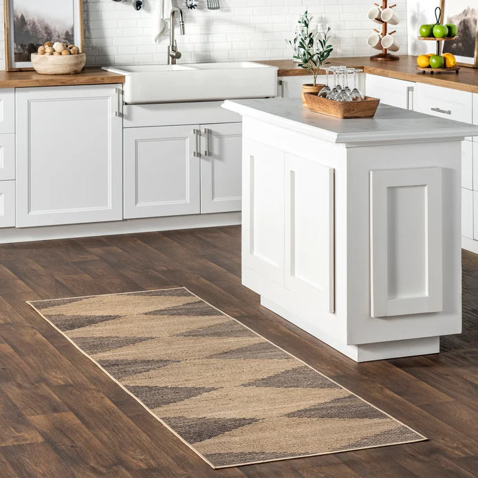 Nuloom Dori Tribal, 2'6" x 8', Recycled Polyester, Soft and Textured, High Traffic, Stain Resistant, Easy Clean, Durable, Machine Washable Runner for Bedroom, Living Room, Dining, Den, Foyer, Entryway (Style Code: BIWL07A)