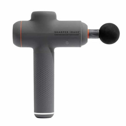 Sharper Image Power Percussion Deep Tissue Massager Massage Gun Gray