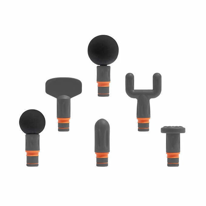 Sharper Image Power Percussion Deep Tissue Massager Massage Gun Gray