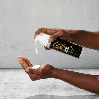 Respected Roots Foaming Co-Wash with Olive Oil Moisturizing Wash For Beard and Face 7 oz