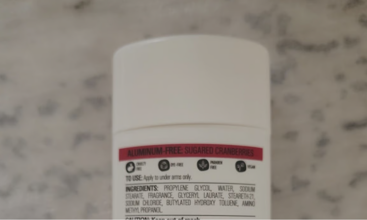 Limited Edition Sugared Cranberries Aluminum Free Deodorant Die Free Vegan ( Only pack one )