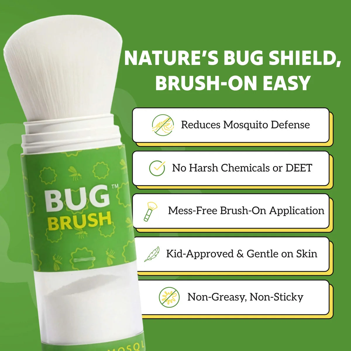 PureSol Bug Brush All-Natural Brush-On Mosquito Repellent