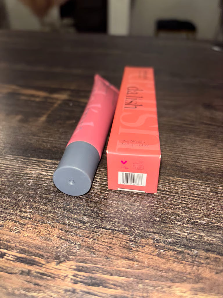 Da Lish Lip Balm - Sacha - Full Size - Tinted Moisturizer Vegan - Full Sz NIB ( Original Box Damage )