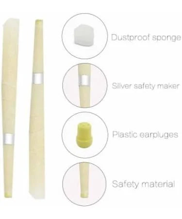 20 PCS Ear Wax Removal Kit, Ear Wax and Tool with Cotton Swabs, Spacers.