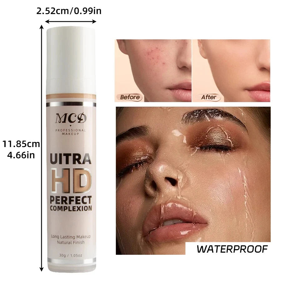 Full Coverage Concealer Foundation Cream Natural Matte ( M3035E ) (01)