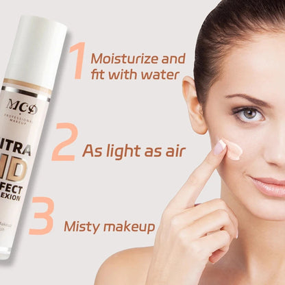 Full Coverage Concealer Foundation Cream Natural Matte ( M3035E ) (01)