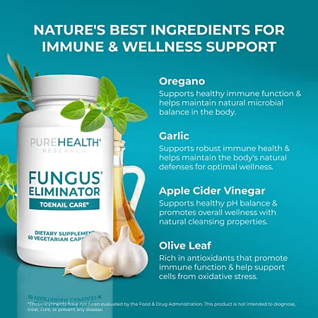 Fungus Eliminator for Toenail Care ,60 Capsules ( No Orginal Box )