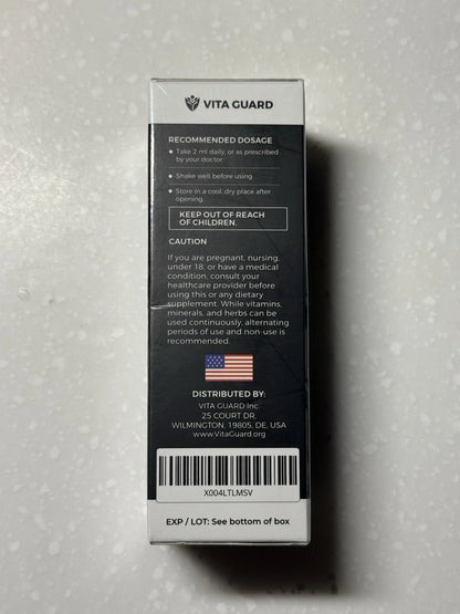 Vita Guard Magnesium L-Threonate 100% Mineral Lemon 60ml