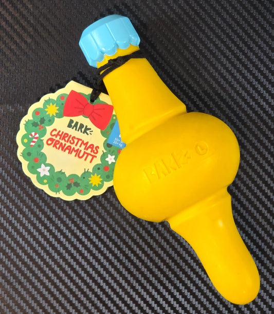 Bark Christmas Ornament Mint Scented Dog Chewing Toy Size L 50+Lbs