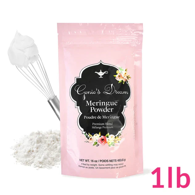 Genie's Dream Premium Meringue Powder 1lb poly pouch