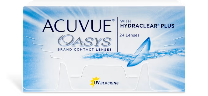 ACUVUE® OASYS® with HYDRACLEAR® PLUS | D+3.50 | BC 8.4 | DIA14.0