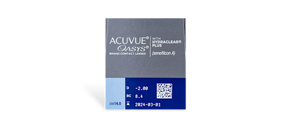 ACUVUE® OASYS® with HYDRACLEAR® PLUS | D+3.50 | BC 8.4 | DIA14.0