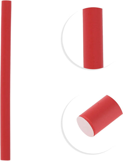 Unique Bargains 10 Pcs Durable Convenient Sponge Foam Hair Roller for Women 9.45" x 3/16" Red
