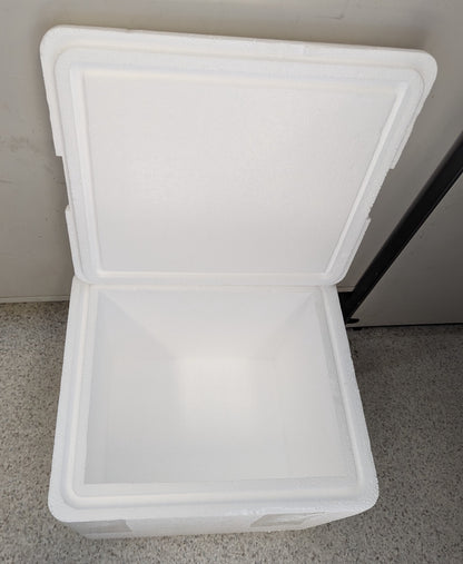 Thermalok Styrofoam Shipping Box Insulated Cooler Shipper Cold Package 12x10x9 (Has Cosmetic Defects)