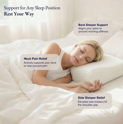 Dosaze Contoured Orthopedic Pillow (Thick)