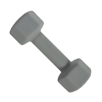 CAP Barbell 10lb Neoprene Dipped Dumbbell, Gray, Single