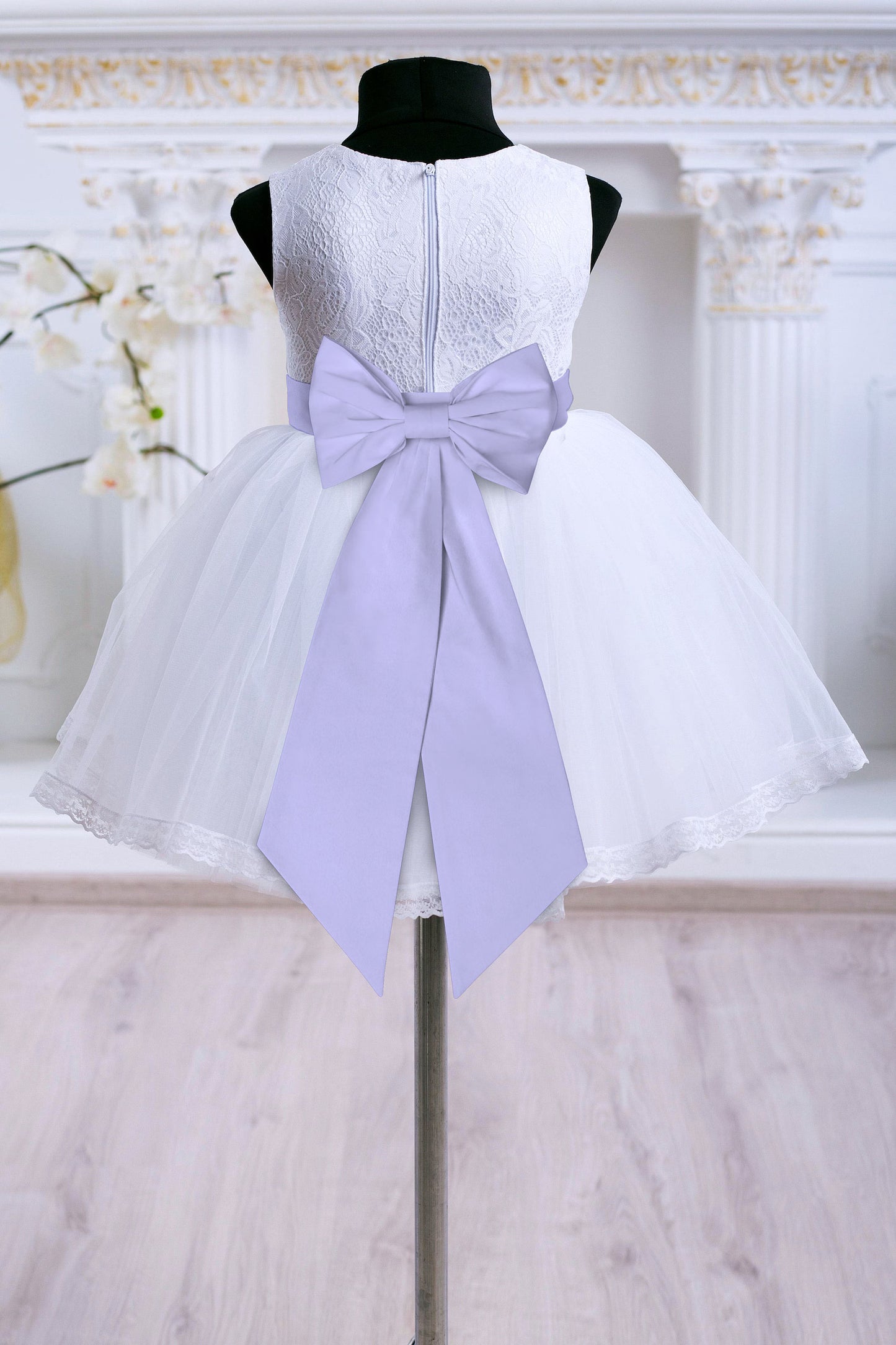 Flower Girl Bow IRIS David's Bridal Wedding Junior Bridesmaid Wedding Custom colors