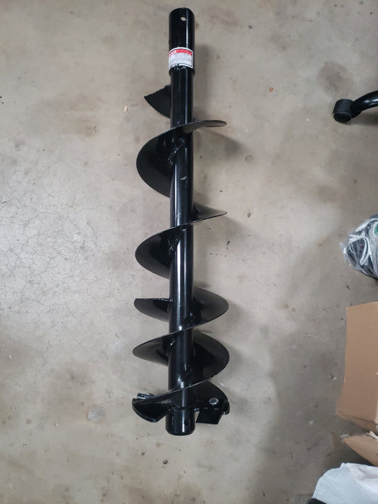 9 Inch x 48 Inch Heavy Duty Post Hole Digger Auger Bit, Black