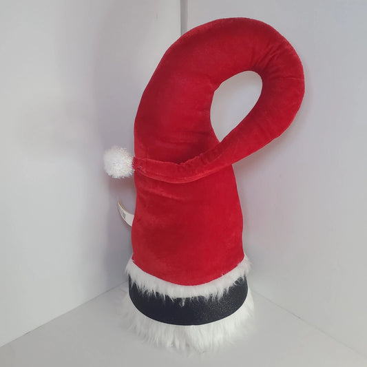 Santa Hat Christmas Tree Topper Grinch Holiday NWT 18" Tall Bendable
