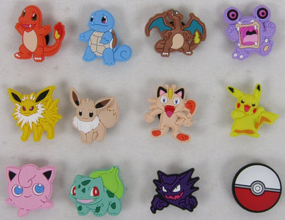 Crocs Charms Pokémon Lot (12)-NEW
