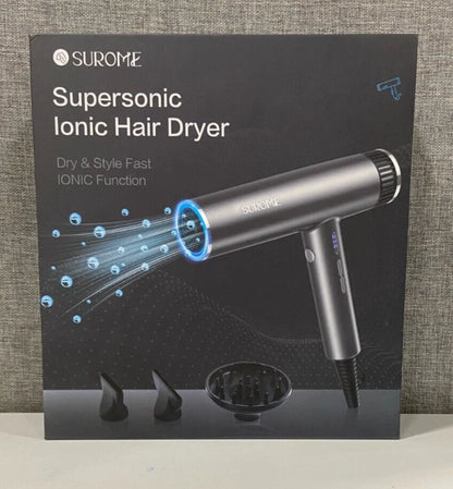 Surome Supersonic Ionic Hair Dryer 1650Watt 110,000 RPM