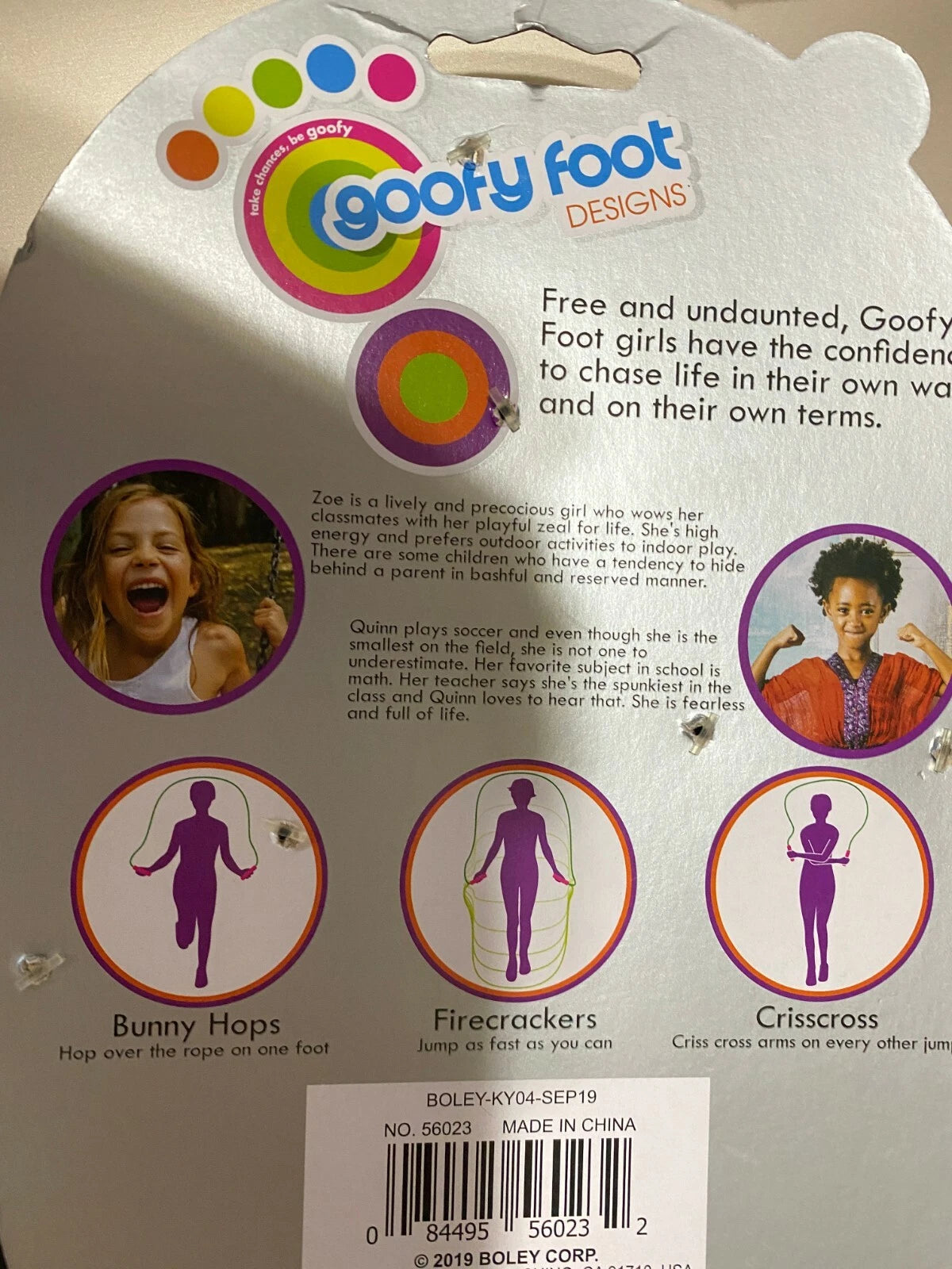 New In Packaging Jump Rope Goofy Foot Designs 7 Feet