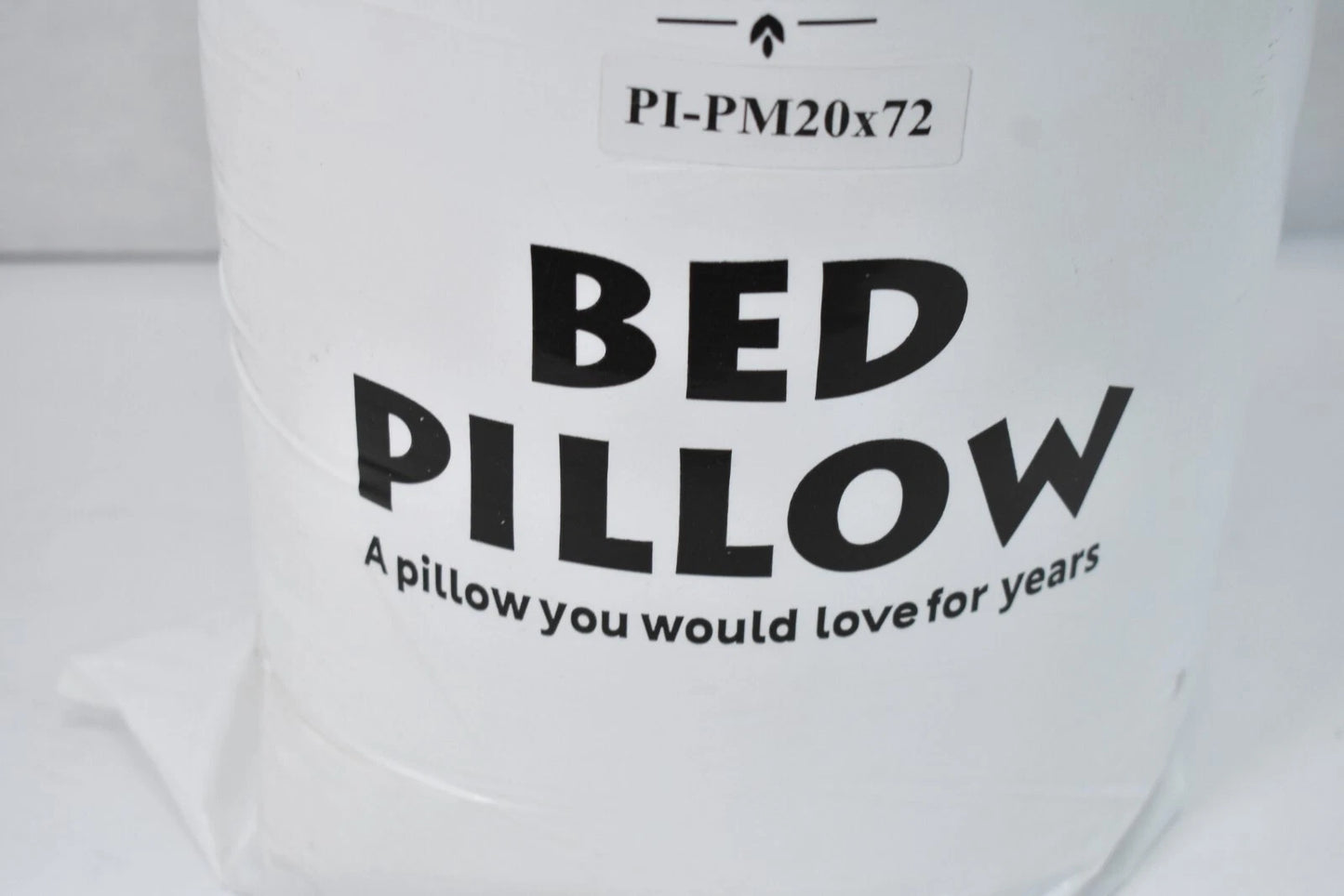 Acanva Home Collection Bed Pillow 20" x 72" White Bedding Sleep PI-PM20x72