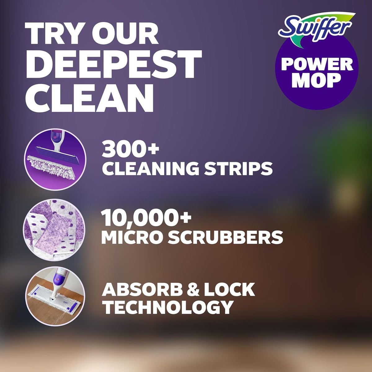 Swiffer PowerMop kit contents