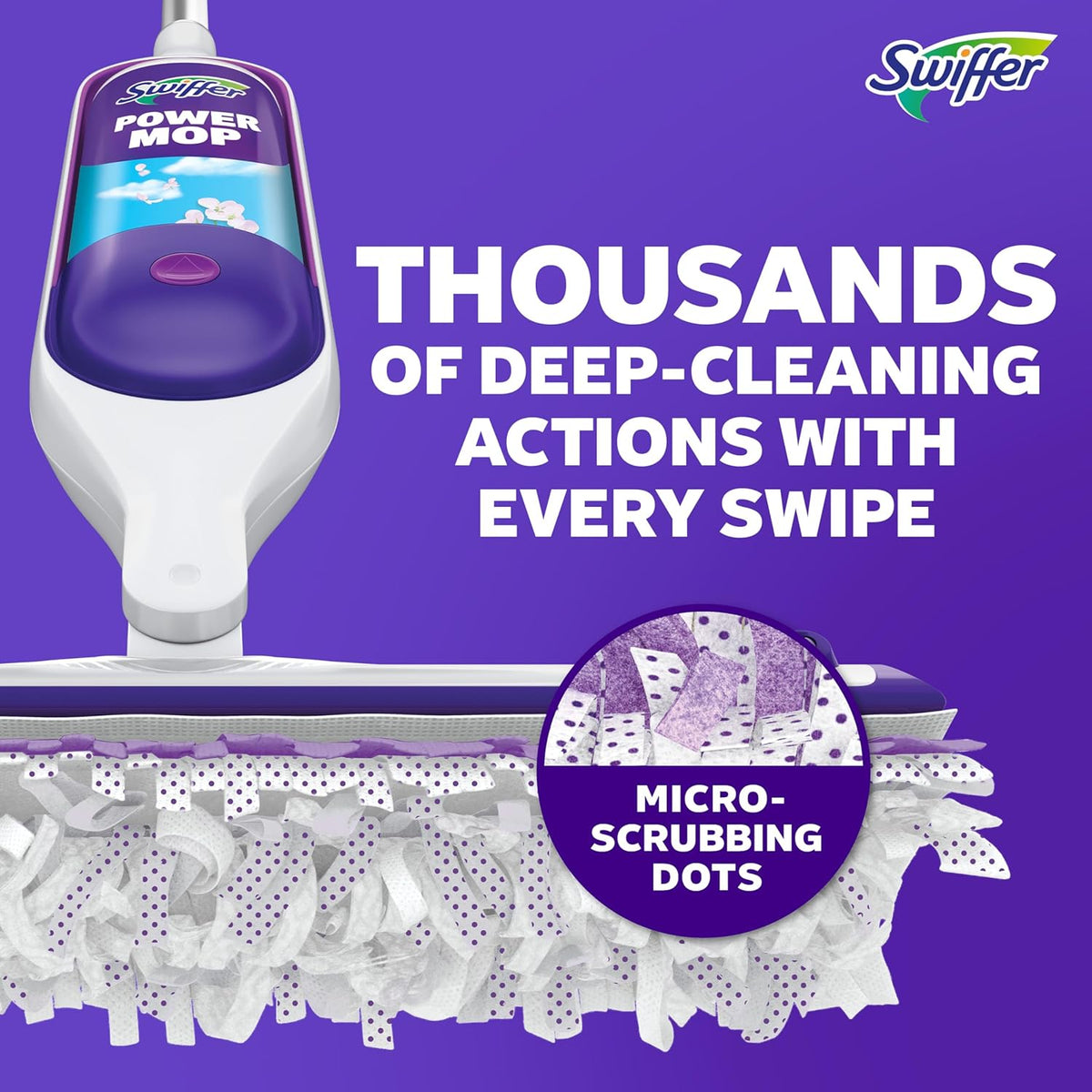 Swiffer PowerMop multi-surface use